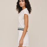 B20083-L34-304 - CAP SLEEVE CONTRAST BAND TOP