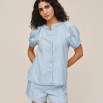 B3669-K75-605 - SMOCKED BACK SEAM SHORT