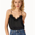 Racer Charmeuse Cami