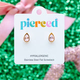 Pink Teardrop Gem