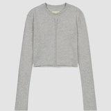 DL1961 Raw Edge Long Sleeve Tee