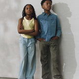 DL1961 Kids Lily Pleated Wide Leg