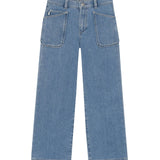 Lily Wide Leg in Sky Fade