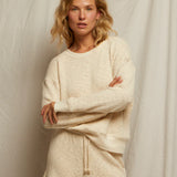 perfectwhitetee Roxanne Mesh Shorts in Natural