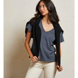 PerfectWhiteTee Hendrix Cotton Short Sleeve Boxy V Neck Tee