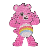 Cheer Bear 2" Rhinestone Care Bear Sticker