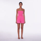 Torey Romper in Pink Passion Iris