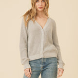 Raleigh Cardigan in Heather Grey