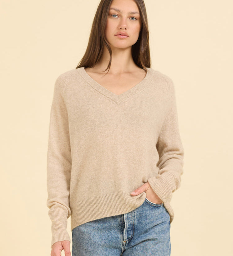 Sloane Cashmere Vneck