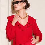 Rita Ruffle Blouse