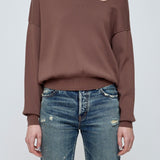 Asymmetry Knit Top