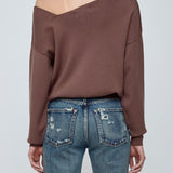 Asymmetry Knit Top