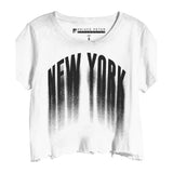 New York Blur Crop Shirt