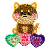 Sweethearts® Kitty Love 2" Rhinestone Sticker