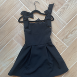 Flowers by Zoe Black Gabardine Dress