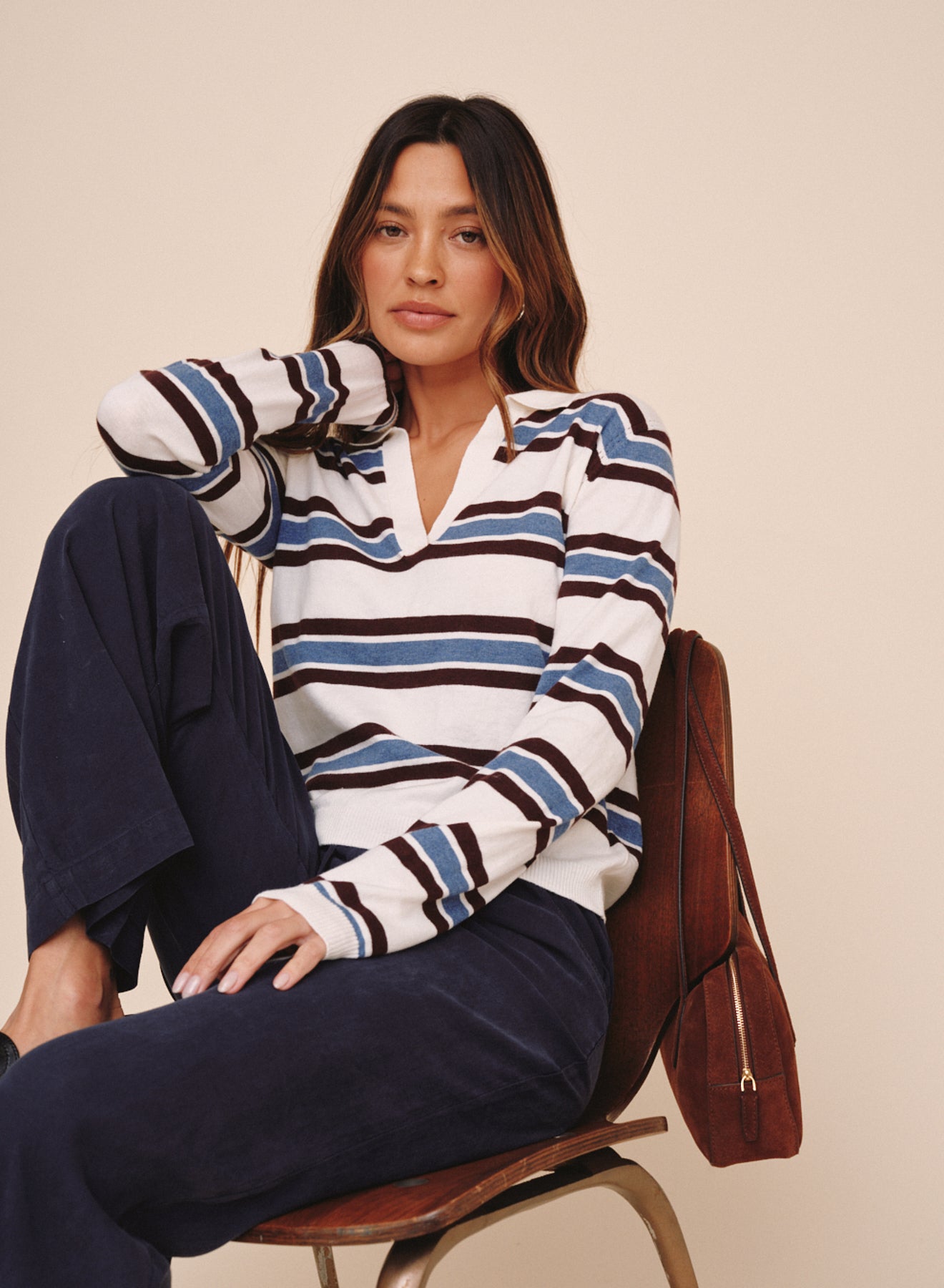 B20038-L41-304 - LONG SLEEVE PLACKET PULLOVER