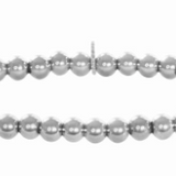 6mm Silver Beaded Ball Bracelet