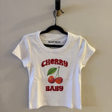 Katie J Tween Cherry Baby Tee