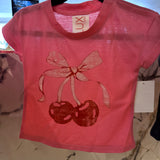 Bow Cherries Tee