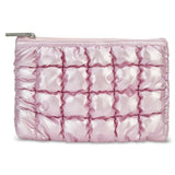Icy Rose Puffer Pouch