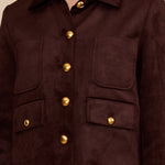 C5541 BRYNN FAUX SUEDE JACKET