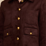 C5541 BRYNN FAUX SUEDE JACKET