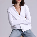 9264 Cotton Shaker Hooded Flyaway Cardigan