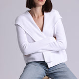 9264 Cotton Shaker Hooded Flyaway Cardigan