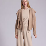 9264 Cotton Shaker Hooded Flyaway Cardigan