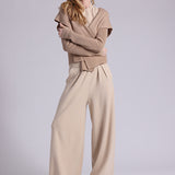 9264 Cotton Shaker Hooded Flyaway Cardigan