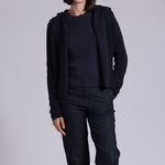 9264 Cotton Shaker Hooded Flyaway Cardigan