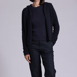9264 Cotton Shaker Hooded Flyaway Cardigan