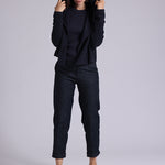 9264 Cotton Shaker Hooded Flyaway Cardigan