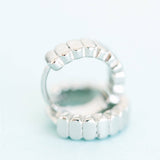 Silver Segmented Huggies