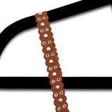 strap-its Basic Nude Bra with Suede Studded Straps