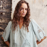 Melissa Nepton Maoli Embroidered Blouse