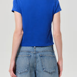 Adine Shrunken Tee In Colbalt