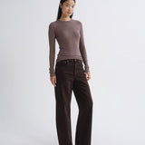 Delphi Slim Tee In Ceramic