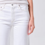Harper Crop Jean (Comfort Stretch) In White Wash
