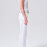 Harper Crop Jean (Comfort Stretch) In White Wash