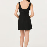 ASTR Maira Tweed Bow Minidress