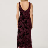 ASTR Floris Burnout Floral Maxi Dress