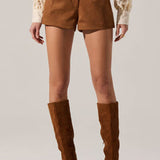ASTR The Label Jude Faux Suede Shorts