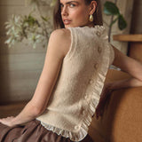 ASTR The Label Pernille Cable Knit Sweater Tank