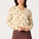ASTR The Label Mary Floral Cardigan