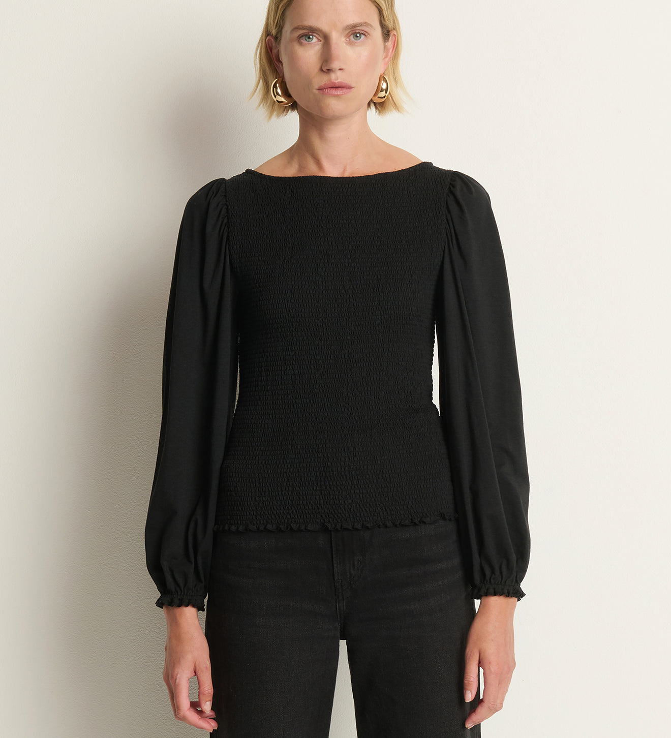 Aidan Smocked Blouse