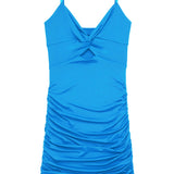Katie J Amelia Dress in Turquoise Shine