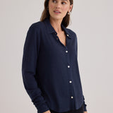 B2241-G55-302 - BUTTON UP KNIT TOP