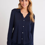 B2241-G55-302 - BUTTON UP KNIT TOP