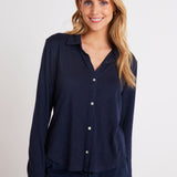 B2241-G55-302 - BUTTON UP KNIT TOP